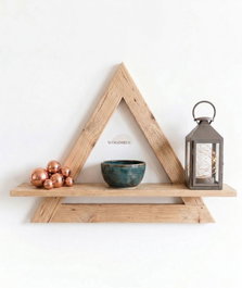 Hanah Home R-Raf358 Estantería de madera natural